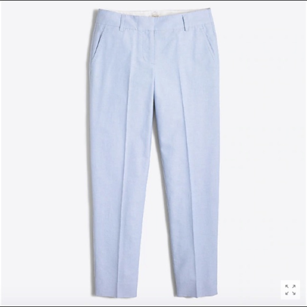 Skimmer pant in cotton oxford